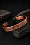 Men's and Women's 100% Pure Copper Bracelet with Prayer Inside – Seal of Solomon, Nas Felak, and Name Azam – Adjustable - 4