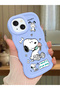 iPhone 13 Compatible Case Camera Protector Blue Silicone Couple Phone Case Stripe Pattern
