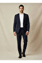 Slim Fit Dobby Flexi Waist Formal Trousers - 3