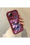 Xiaomi Mi 13 Lite Compatible Case Camera Protector Claret Red Silicone Couple Phone Case Butterfly Pattern