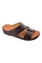 ( M-2007 ) Handmade Arabic Men's Slippers | Outdoor Arabic Sandals For Men | Full Leather - 2