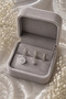North Star 3-Piece Combination Hoop Earring Set (Silver Color) - 3