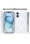 iPhone 16 Case Thick Silicone Magsafe Camera Raised Transparent Tkng - 5
