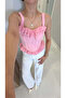 Lave Pink Flounce Corset Blouse