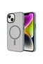 iPhone 15 Case Magsafe Supported Camera Raised Matte Anti-Fingerprint Silicone Senk - 5