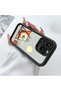 Samsung Galaxy S24 Fe Compatible Black Line Pattern Camera Protective Case Silicone Couple Phone Case - 5