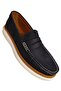 261002 Men's Genuine Nubuck Leather Eva Sole Premium Loafer Shoes - 6