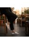 Valley Ethnic Pattern Gold Staple Detailed Side Buckle Glittery Comfort Slippers - 5