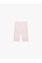 Elastic Waist Basic Biker Short Leggings - 2
