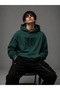 Unisex Shadow Coat of Arms Printed Winter Hooded Sweatshirt - 2