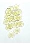 Transparent Button Hidden Snap Button / Quilt Duvet Button / Transparent 20 Pieces / 2.5 cm