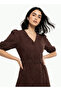 PUFF SLEEVES LACE DRESS - 5