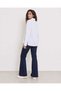 Women's Premium White Shirt 100% Cotton Bohemian Ethnic Embroidery - 5