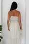 Women's Strappy Bow Detailed Midi Dress - 5