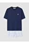 Esvab • Modern & Distinctive Zero Roba Collar Embroidered Women's Shorts Pajama Set