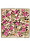 Cotton Silk Scarf with Floral Pattern Ls2206 - 3