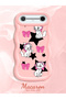 Tecno Spark Slim Compatible Case Camera Protector Pink Silicone Couple Phone Case Character Pattern - 2