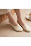 Women's Flat Socks with Lace Bow Detail, 3 Pairs - 4