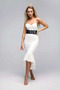 Stylish Leather Belt with 3 Buckles, Leather Belt over Dress
