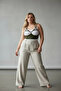 Plus Size Khaki Women's Belt with Rivet Detail Leather Harness Body Belt - 2