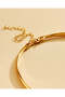 Women Gold Embellished Necklace - 2