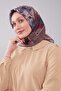 وشاح من الحرير والقطن بنمط خرز المنك - 2