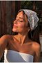 New Product Seasonal Vintage White Bandana with Lace Ties – Stylish and Elegant Design Handmade - 4
