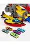 Red Motorcycle Parking Garage Toy For Kids Set Of 49 (Ages 3+) - 6