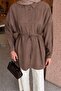 Tied Cupra Nubuck Shirt Brown - 2