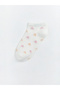 Lcw kids pink patterned girl's booties socks set of 7 - 2