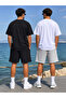 2-Pack Ny Printed Shorts for Men (Black-Grey) Summer Shorts Comfortable and Anti-Sweat - 2