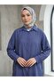 Front Roba Detailed Tunic-Indigo - 2