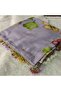 Handmade Needlework Writing, Scarf, Yemeni, Mevlit Cover, Head Cover, 4 Sides Embroidered, 100% Cotton, 100*100cm - 6