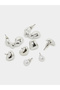 Set of 9 - Assorted Stud and Hoop Earrings - 3