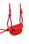 Women's Shoulder Bag with Adjustable Knot Strap and Ankle Hanging Accessory - 2