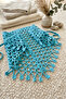Turquoise Hand Knitted Bandana