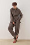 Mobile Piece Shirt Set Brown - 7