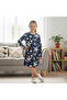 Girl's Cotton Printed Dress Cb1055