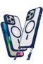 Ilkestor iPhone 16 Pro Max Case Enka Magsafe Silicone Case (184104) - Navy Blue