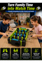 Innov8 by Hostfull Tabletop Soccer Game for Kids Ages 5+, Compact 2-Player Foosball Set with 6 Playing Rods, 12 Player Figures, 4 Textured Handles, 2 Manual Score Counters and Soccer Ball - 6