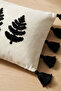 Botanical Embroidered Tassel Cushion Cover 35X55 cm - 5