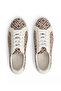Women's Th Monogram Logo Low-Top Brown Sneaker - 3