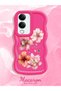 Vivo Y04S Compatible Case Camera Protector Red Silicone Couple Phone Case Floral Pattern - 2