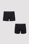Men's 10-Piece Pack 5 Undershirts 5 Boxers Flexible Fabric Advantageous Laundry Set - 2