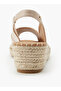 Women Peep Toe Espadrille Sandals - 5