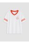 Trendlucky Miffy Licensed V-Neck Girl's T-Shirt with Difference in Color - 3