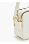 Textured Crossbody Bag with Adjustable Strap - 6