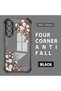 Samsung Galaxy A56 Compatible Transparent Back Four-Corner Reinforced Impact Protection Silicone Case
