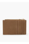 Solid Card Holder with Zip Closure - 3