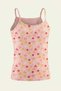 10 Pieces of Cotton Strap Undershirts for Girls - Mixed Patterned Underwear - Anti-Sweat Strap Undershirts - with Sleep Band as a Gift - 5